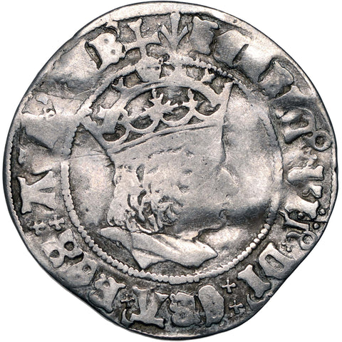 1504 - 1509 Henry VII Groat England Coin Profile issue Regular type Pheon