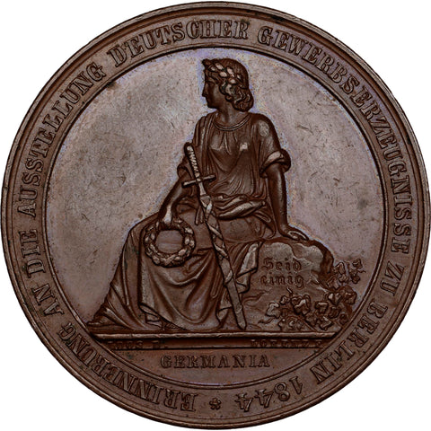 1844 German Industrial Exhibition Medal Berlin