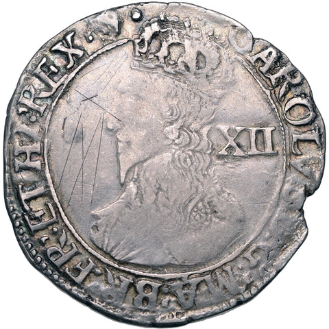 1632 - 1633 Shilling Charles I Coin England group D, mm Harp