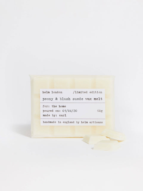 Peony & Blush Suede Wax Melt