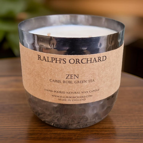 2-Wick Dimpled Black Candles