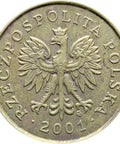 2001 5 Groszy Poland Coin