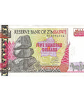 2001 Zimbabwe 500 Dollars Banknote