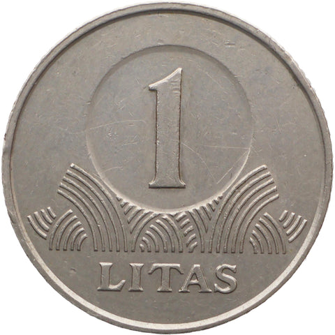 2002 1 Litas Lithuania Coin Mint Vilnius