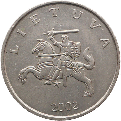 2002 1 Litas Lithuania Coin Mint Vilnius