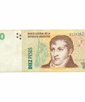 2003 Argentina 10 Pesos Banknote