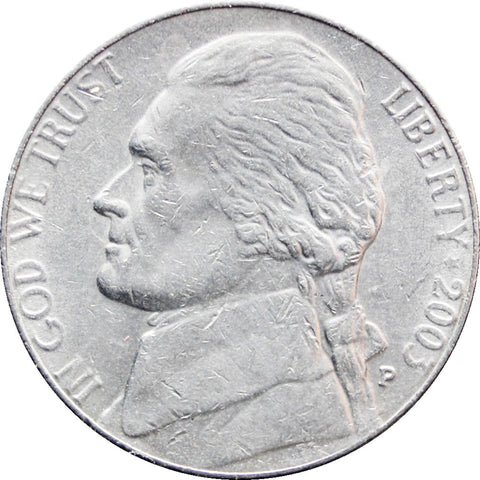 2003 United States 5 Cents Jefferson Nickel