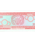 2007 Burundi 20 Francs Banknote