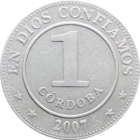 2007 One Córdoba Nicaragua Coin
