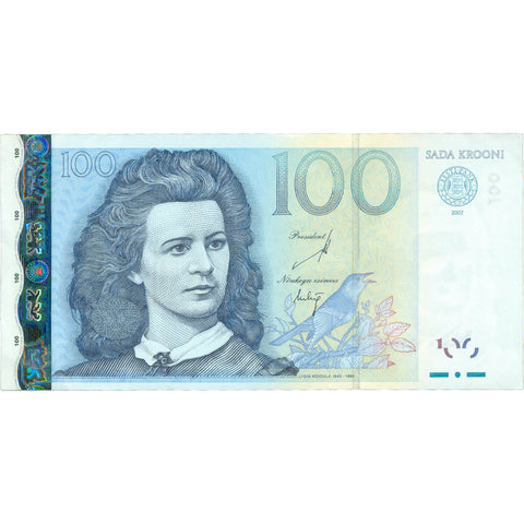 2007 Estonia 100 Krooni Banknote