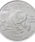 2008 P Washington Quarter Dollar Alaska Coin
