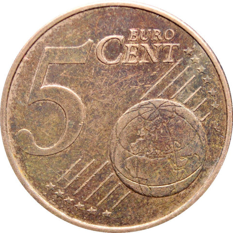 2009 Spain 5 Euro Cent Coin