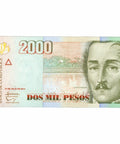 2014 Colombia 2000 Pesos Banknote