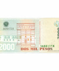 2014 Colombia 2000 Pesos Banknote