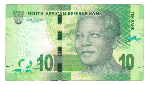 2014 South Africa Banknote 10 Rand Collectible Paper Money