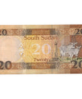 2015 South Sudan 20 Pounds Banknote