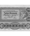 1922 Austria-Hungary 10 Kronen Banknote