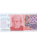 1987 Argentina 100 Australes Banknote
