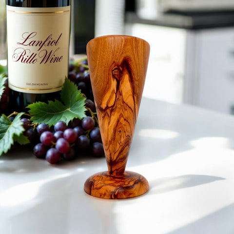 Olive Wood Wooden Cone Shaped Cup