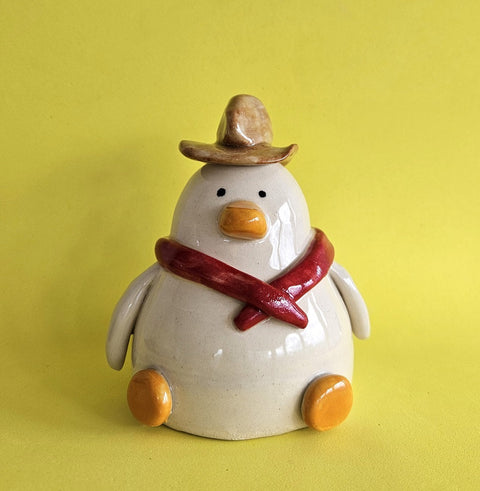 Blanche on the Ranch - Cowgirl Duck