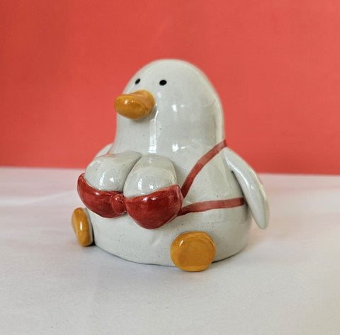 Claire with the Pair - Boobs Duck