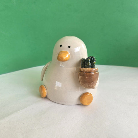 Grant with the Plant - Duck with Succulent