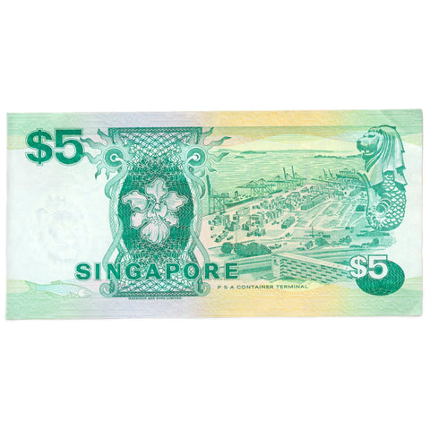 1997 Singapore 5 Dollars Banknote