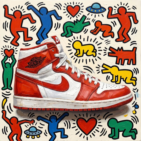 MEDSAN - Keith Haring Air Jordan (キース・ヘリングのエアジョーダン) - UNIQUE WORK