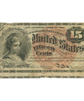 1861 United States 15 Cents Fractional Currency