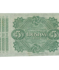 1879 Louisiana $5 Bond Certificate