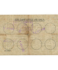 1946 UK Prisoner of War POW Camp 3 Pence Note 