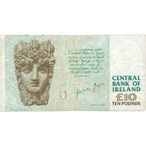 1993 Ireland 10 Pounds Banknote