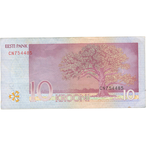 2006 Estonia 10 Krooni Banknote
