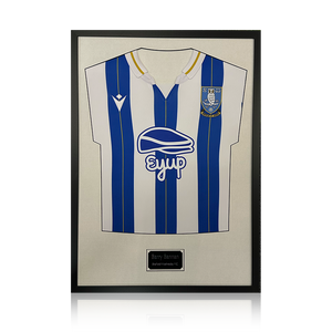 Barry Bannan Signed Sheffield Wednesday 23/24 Shirt Standard Frame