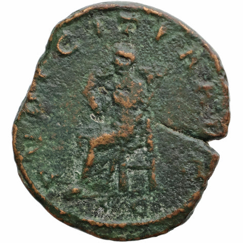 244 - 249 Roman Empire Sestertius Otacilia Severa, Augusta Coin Pudicitia