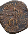 244 - 249 Roman Empire Sestertius Otacilia Severa, Augusta Coin struck under Philip I