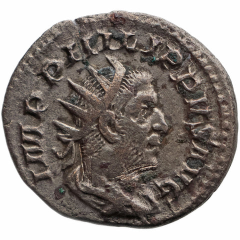244–249 Roman Empire Antoninianus Philip the Arab Coin (Four standards)