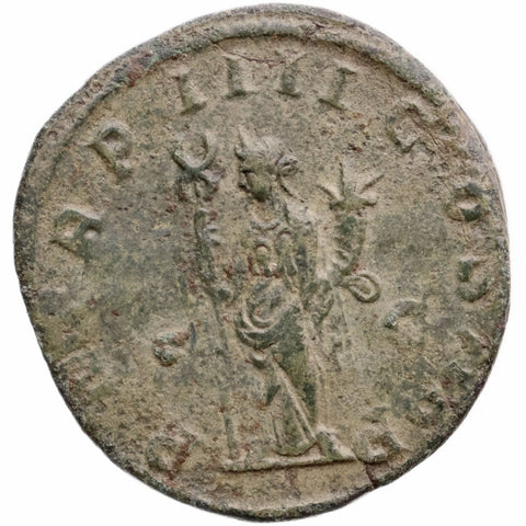 247 - 249 Roman Empire Sestertius Philippus I Coin Felicitas