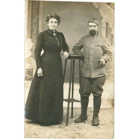 26th Infantry Division World War I French Soldier Photo Postcard