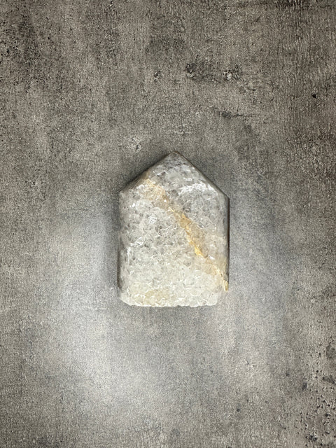 Achat - Druzy freistehende Spitze