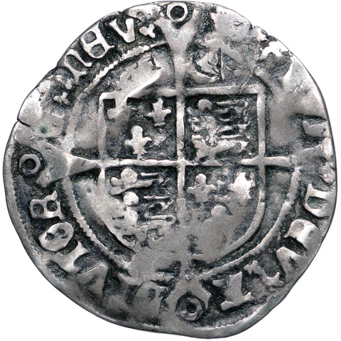 1544 - 1547 Groat Henry VIII 3rd coinage 2 Bust Tower Mint Lis