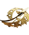 Vintage Gold Rolled Brooch