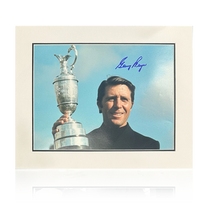 Gary Player Signed 16x12 Image Deluxe Mount