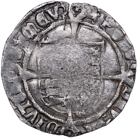 1544 - 1547 Groat Henry VIII 3rd coinage 3 Bust Tower Mint Lis