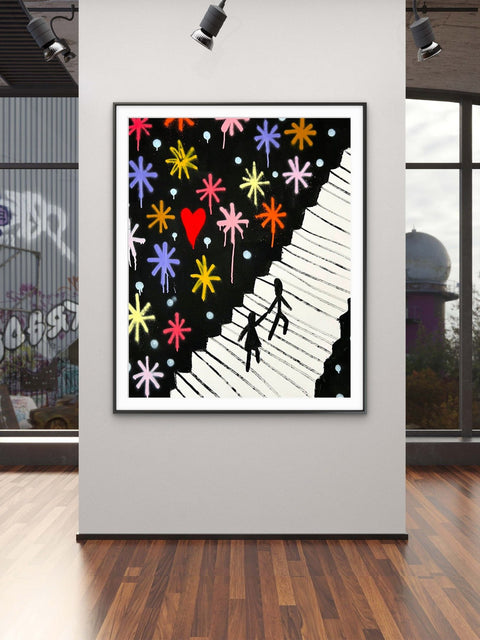 Miguel de Assunção (1983) - Together to eternity (XL Size Painting)