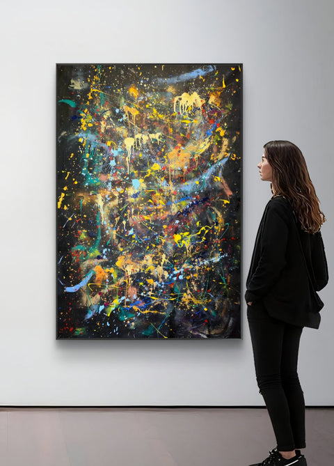 Irena Lenartowicz - Composition with Gold - XXL