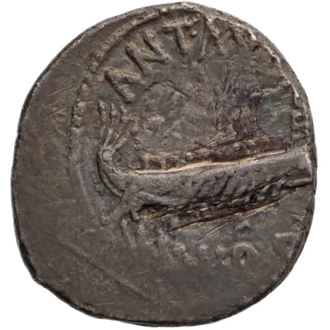 32 - 31 BC Roman Republic Denarius Mark Antony Legion VIII Coin