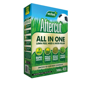 Engrais Aftercut Triple Soin pour pelouses, boîte de 100 m²