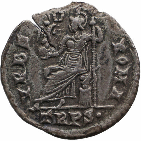 375 - 378 Roman Empire Siliqua Gratianus Coin Trier Mint