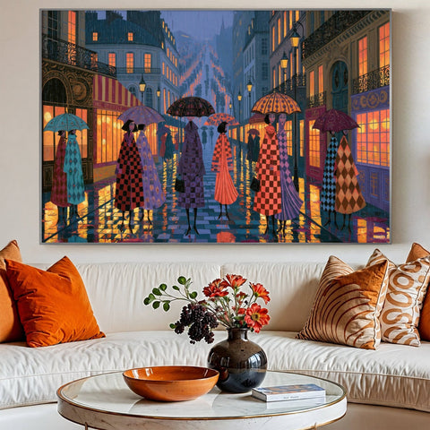 Lea Ottavi - Parisian Rain Romance · XXL · Hand signed